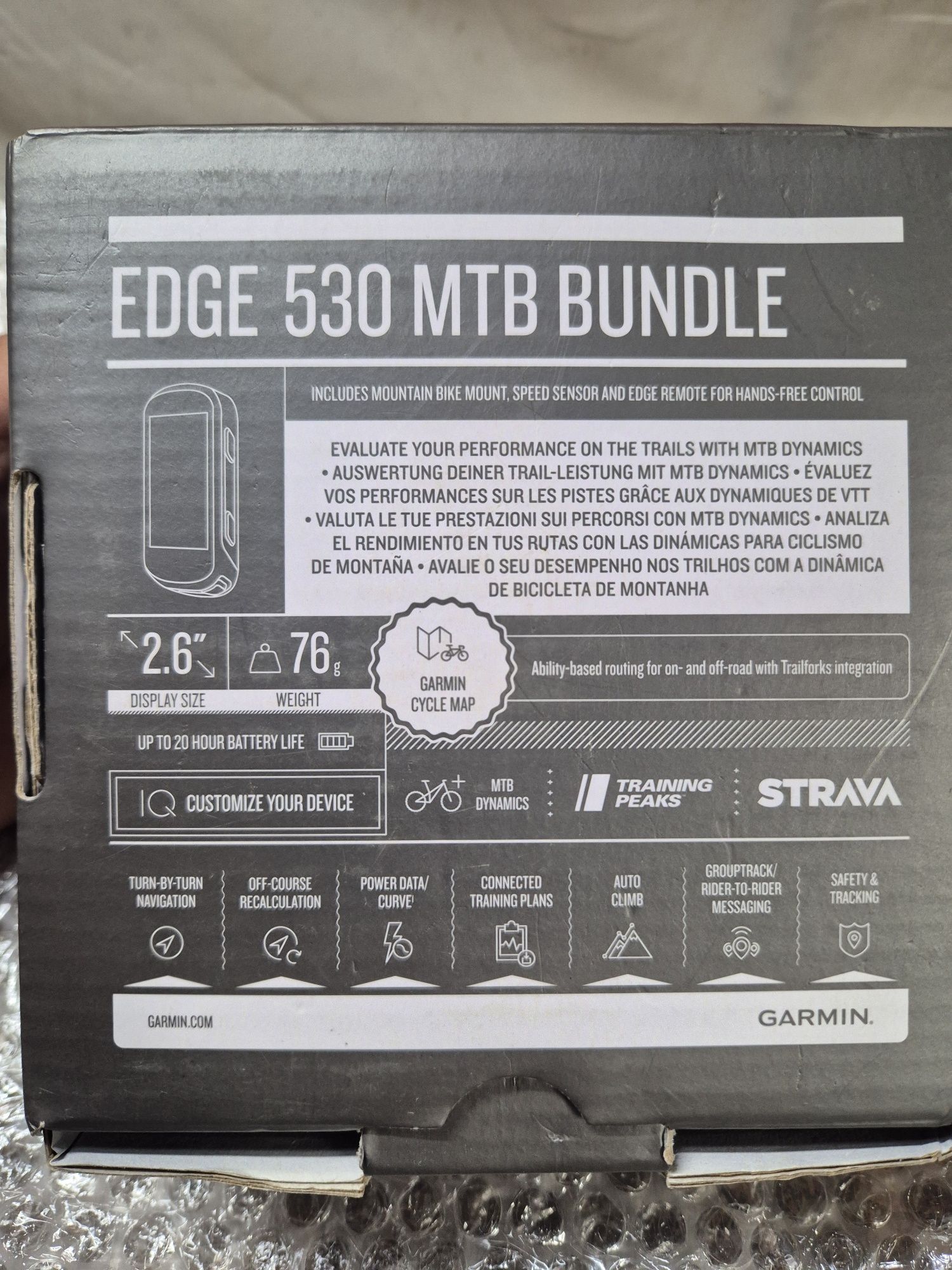 Garmin Edge 530.