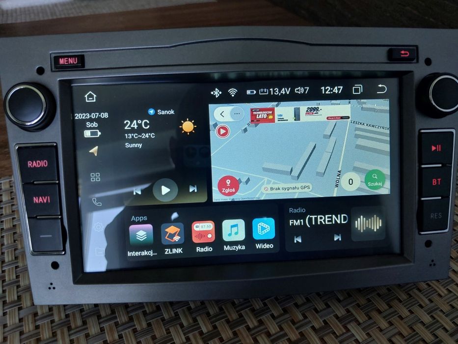 Radio 2 DIN Android do Opel Astra H 4GB/32GB ultraszybkie