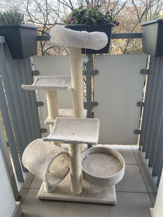 Wysoki drapak dla kota