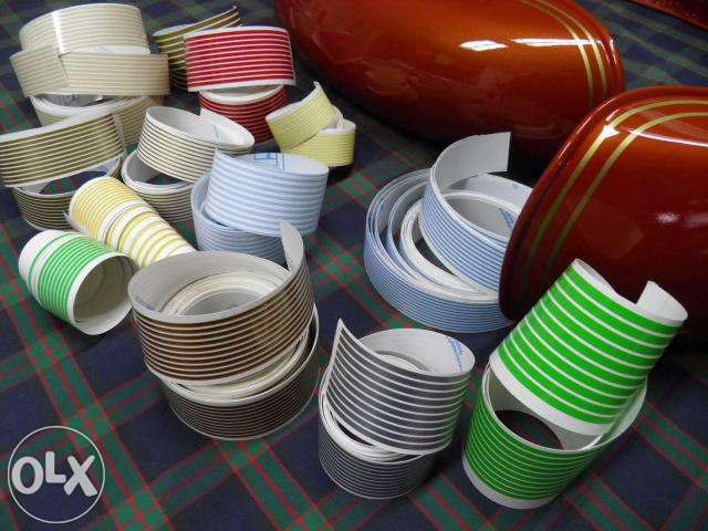 Fita xadrez autocolante motas antigas bicicletas