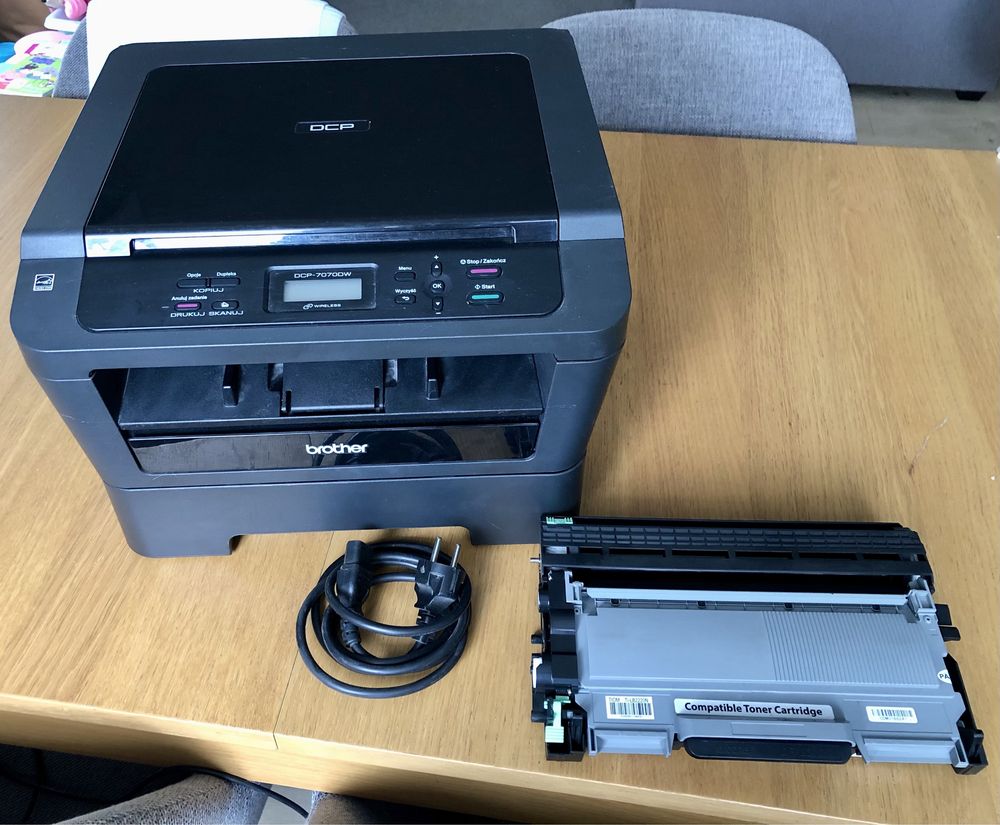 Drukarka Brother DCP-7070DW Urządzenie Wielofunkcyjne stanBARDZO DOBRY