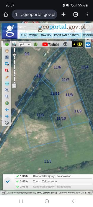 Działka budowlana 2113m2