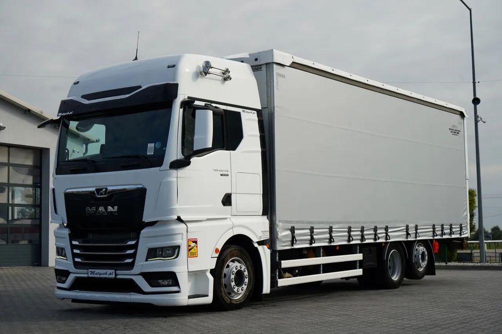 MAN TGX 26.470 / 6x2 / FIRANKA / SOLÓWKA / 6x2 / 120 m3 / OŚ PODNOSZONA / KLIMATYZACJA POSTOJOWA / PODŁOGA SZYNA DESKA /
