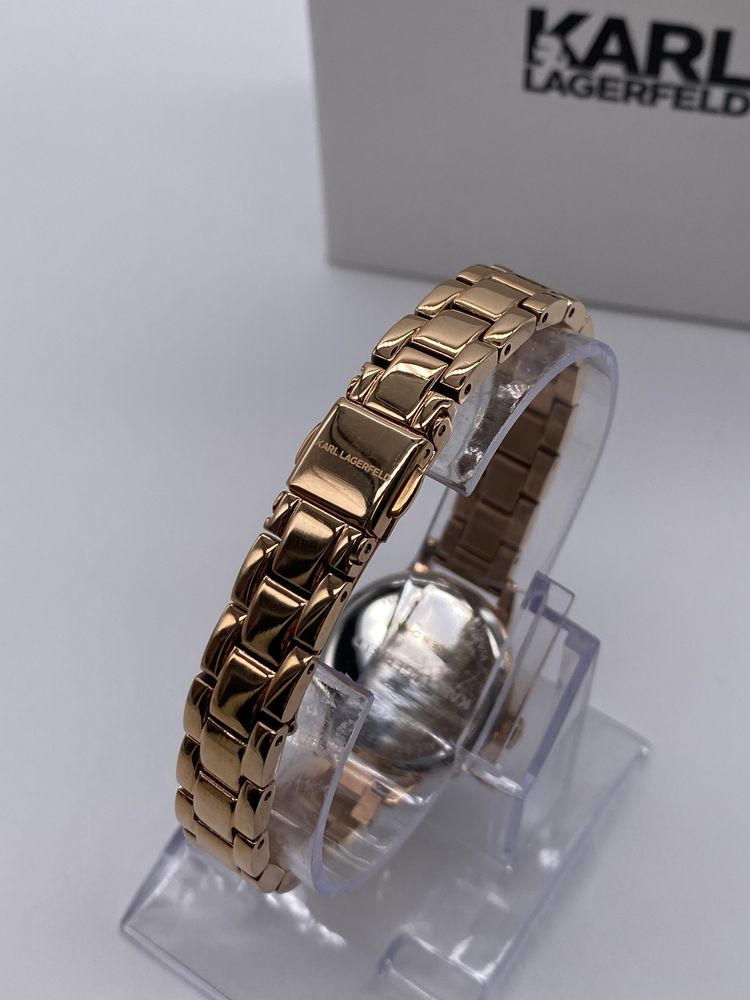 Zegarek damski KARL LAGERFELD Petite Mały złoty Bransoleta Premium