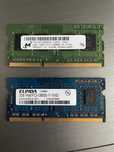 Оперативная память ноутбука 2*2 Gb DDR3