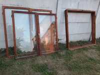 Okno drewniane z ościeżnicą
