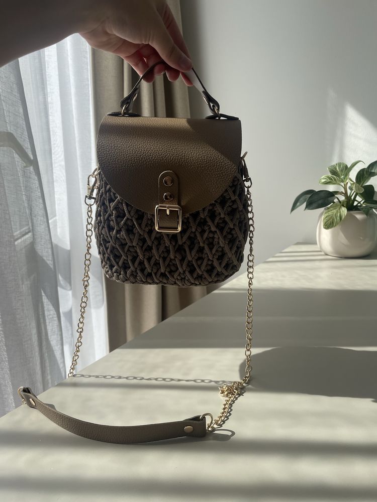 Torebka handmade ze sznurka