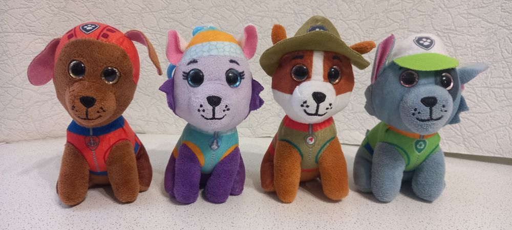 Брелки Зума,Эверест,Трекер,Рокки Щенячий патруль