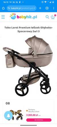 Wózek Tako Baby Larent Premium 2 w 1