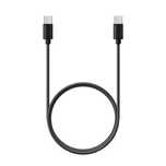 Kabel Typ C do Typ C PD QC 3A 60W C296 (długa końcówka 8mm) 1 m czarny