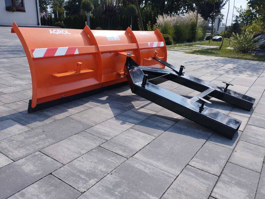 Pług spych śnieżny 150cm typ lekki mocna solidna konstrukcja