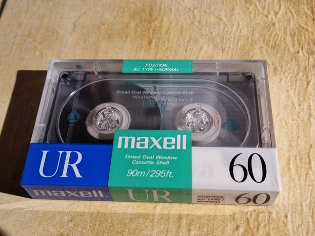 kaseta magnetofonowa maxell UR 60 nowa