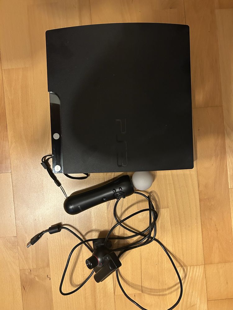 Konsola PS3 move z dwoma oryginalnymi padami
