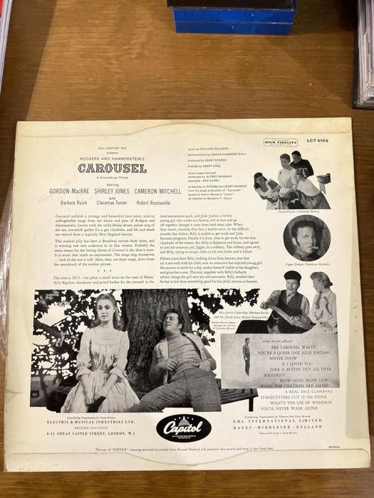 Vinil Rodgers Hammersteins - Carousel OST