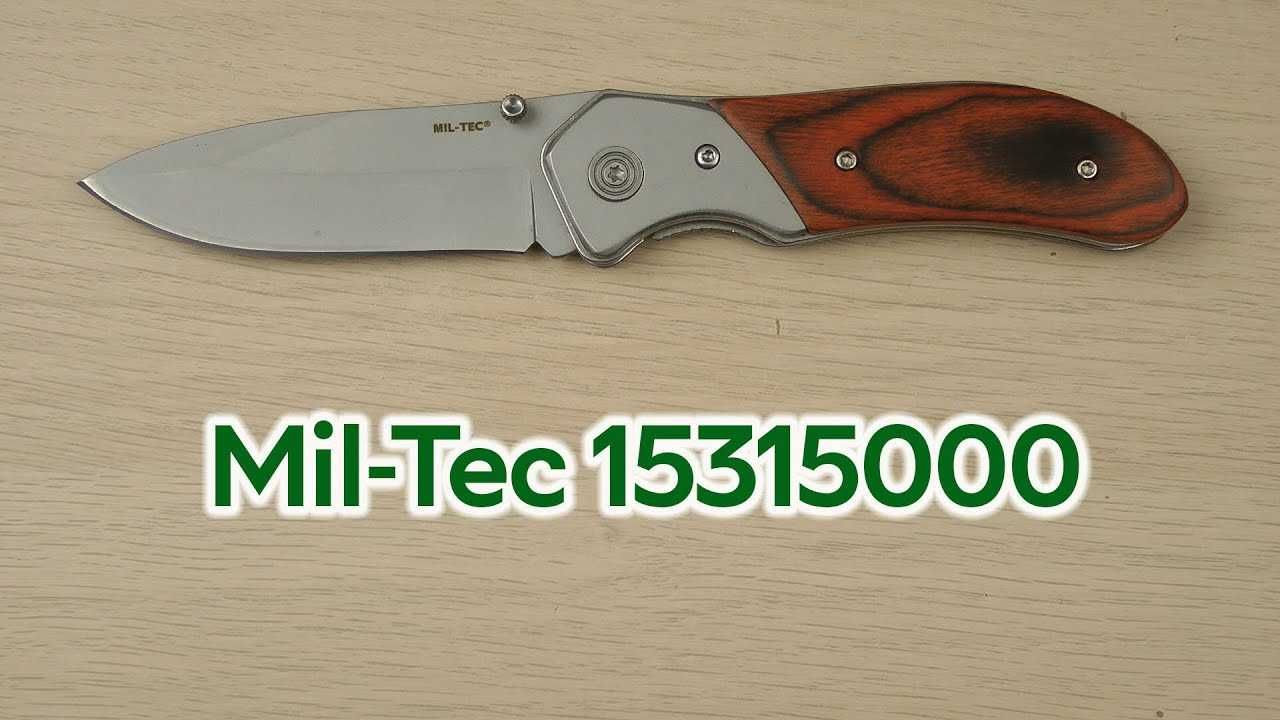 Нож MIL-TEC 15315000 дерево класика Helikon tex мора матовый клинок