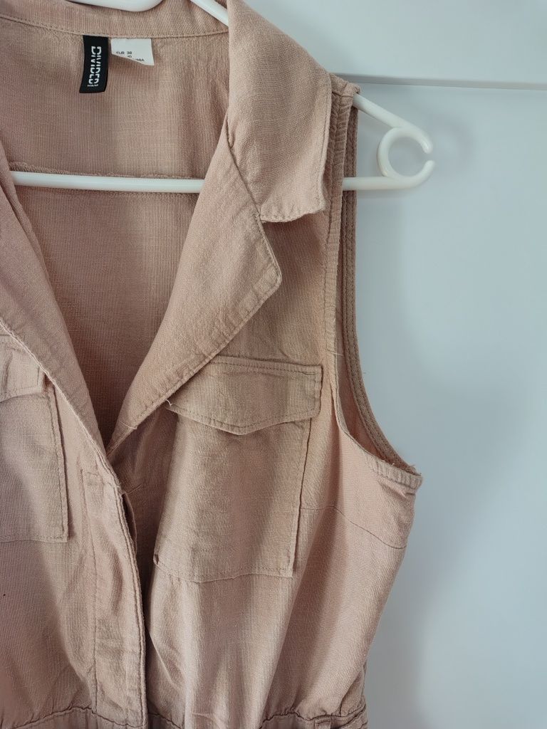 Sukienka safari, letnia szmizjerka 38 H&M