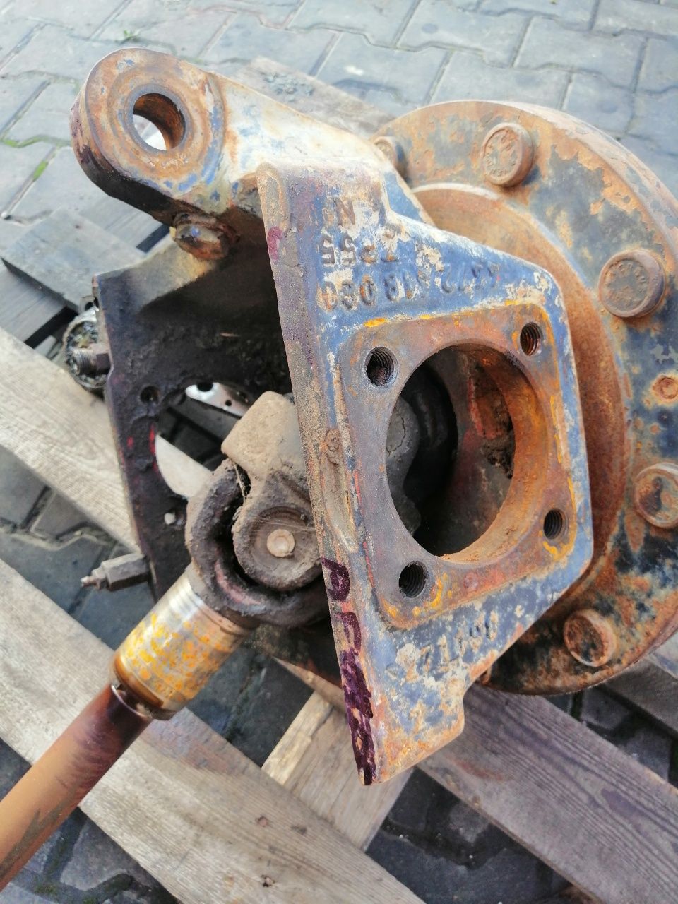 Koparka Atlas, APLB755 zwrotnica do mostu, most zwolnica