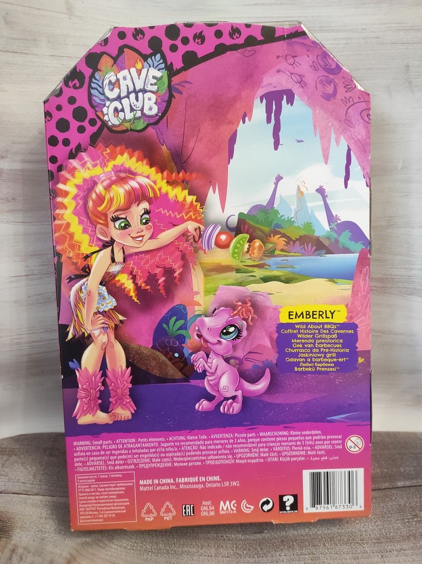 Кукла Пещерный клуб Cave Club Emberly Roaralai Mattel