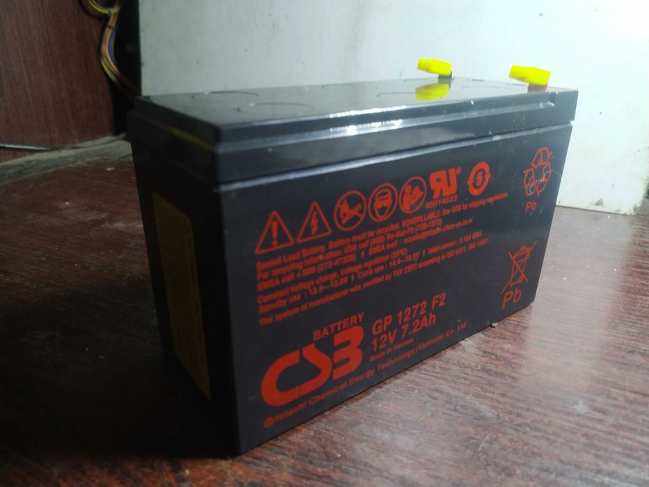 Аккумулятор GP 1272 F2  12V 7.2Ah