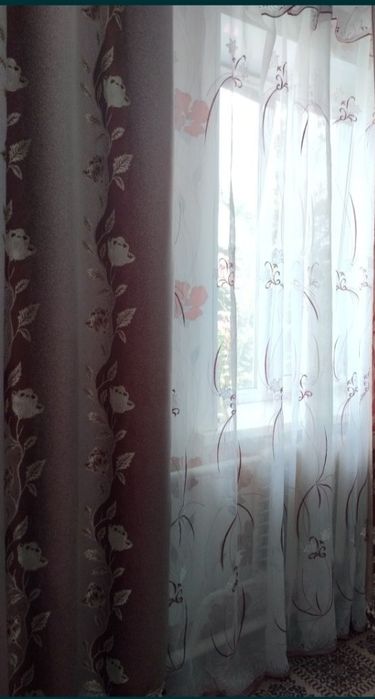 Шторы, тюль, комплект