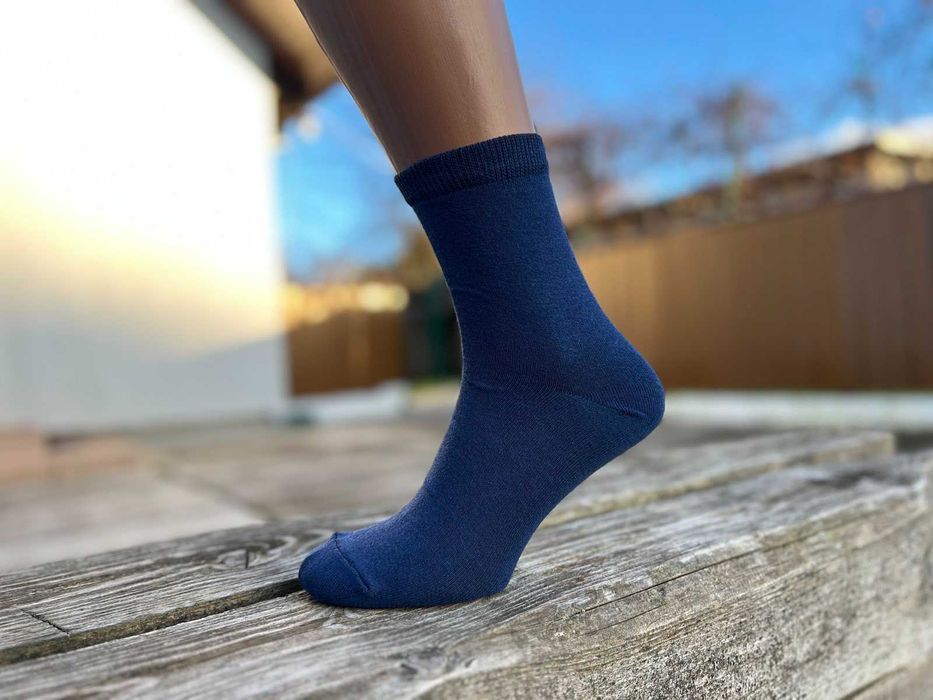 10пар 145грн носки мужские чоловічі високі однотонні сині демісезон