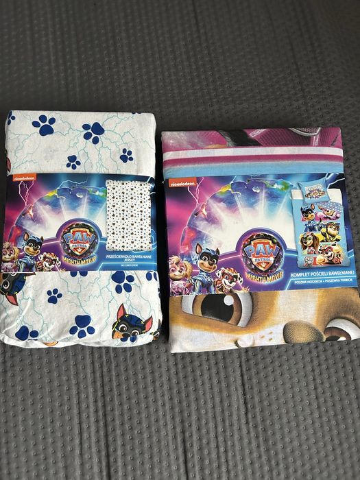 Nowy zestaw pościel dziecięca Psi Patrol Kosmopieski 160x200 przeście