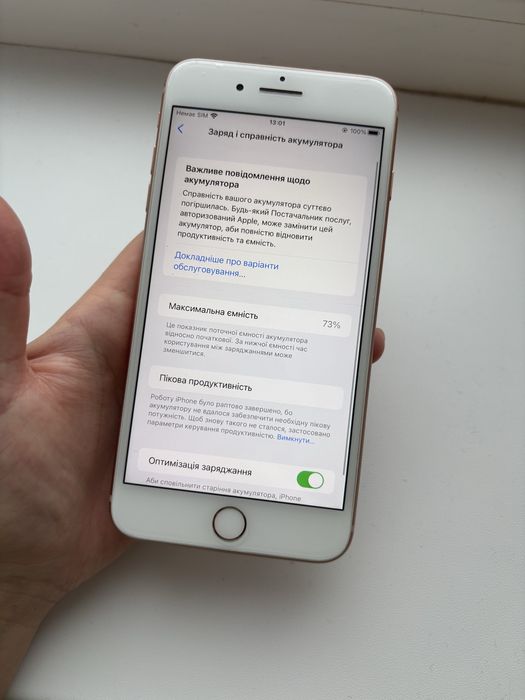 iPhone 8 plus Rose gold 256 gb