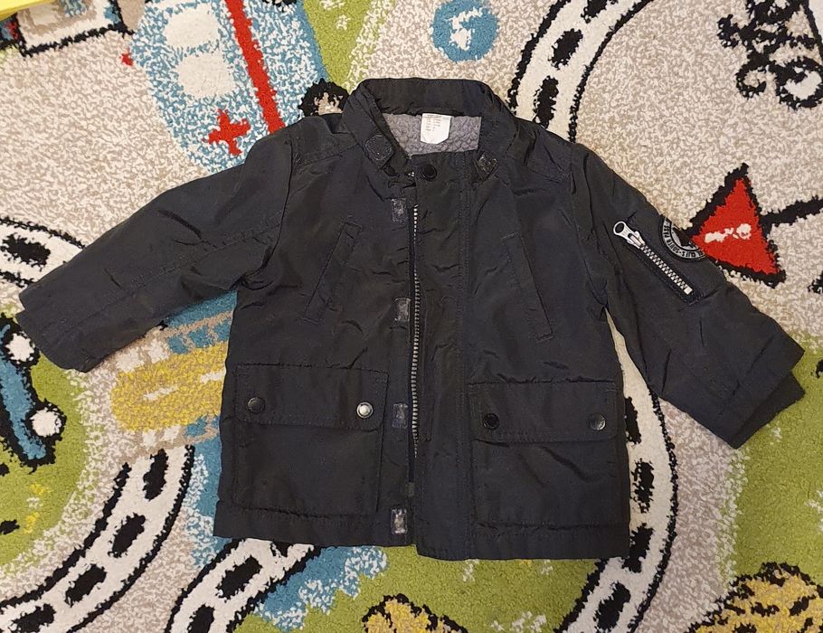 Kurtka chłopięca h&m, r. 74 ocieplana