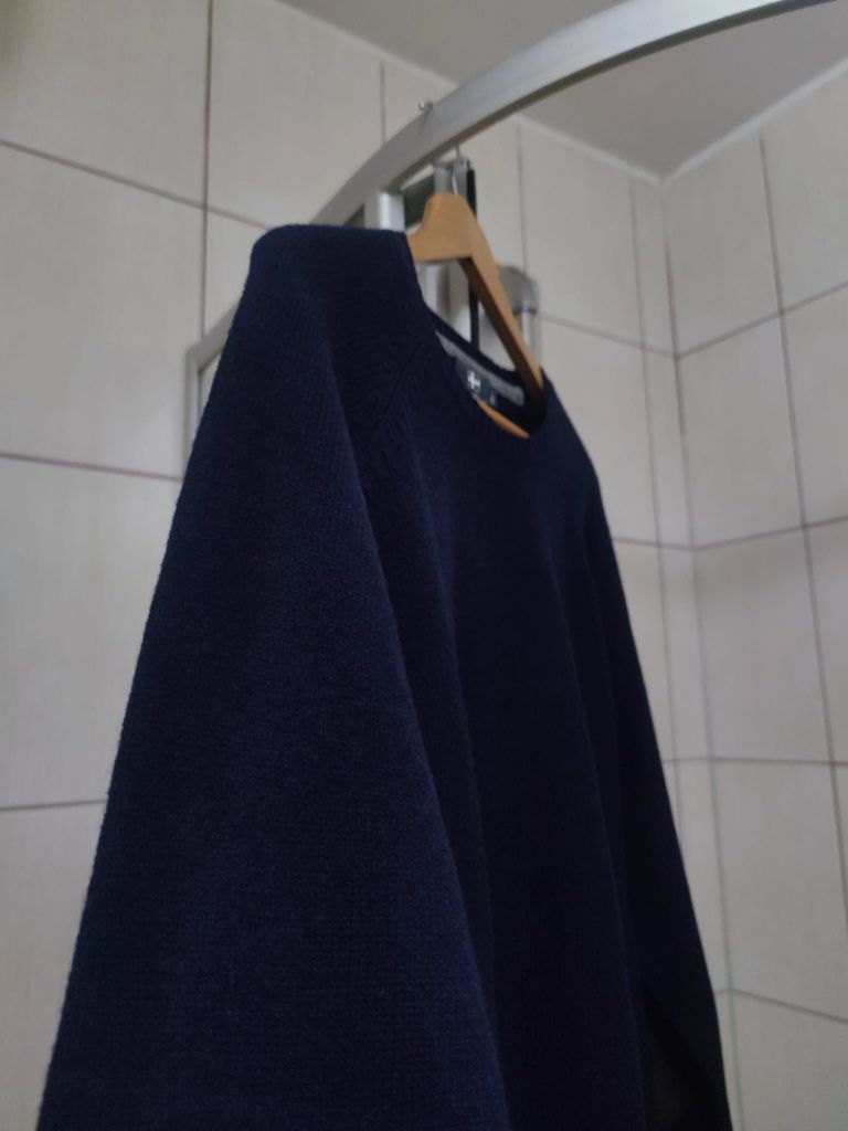 Sweter klasyczny męski sweterek old money Nils Sundström L bluza hoodi