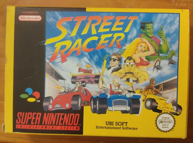 Street Racer SNES Super Nintendo PAL completo quase novo