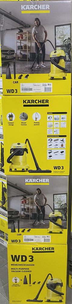 Професійний пилосос Karcher WD 3 V-17/6/20 Car (1.628-115.0) кершер