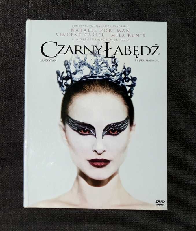 Czarny łabędź film DVD Natalie Portman DVD + książka