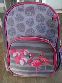 Plecak szkolny Hama dla dziewczynki flamingi