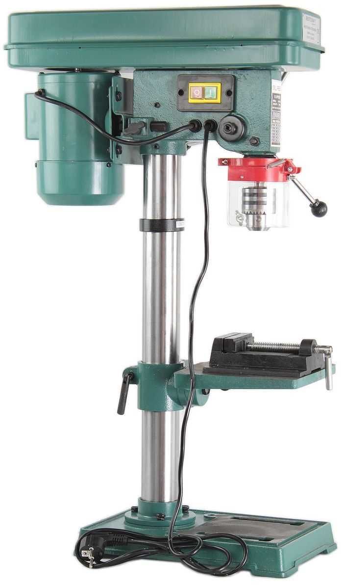 Duża wiertarka stołowa kolumnowa słupowa 1450W 2700rpm 16mm + imadło