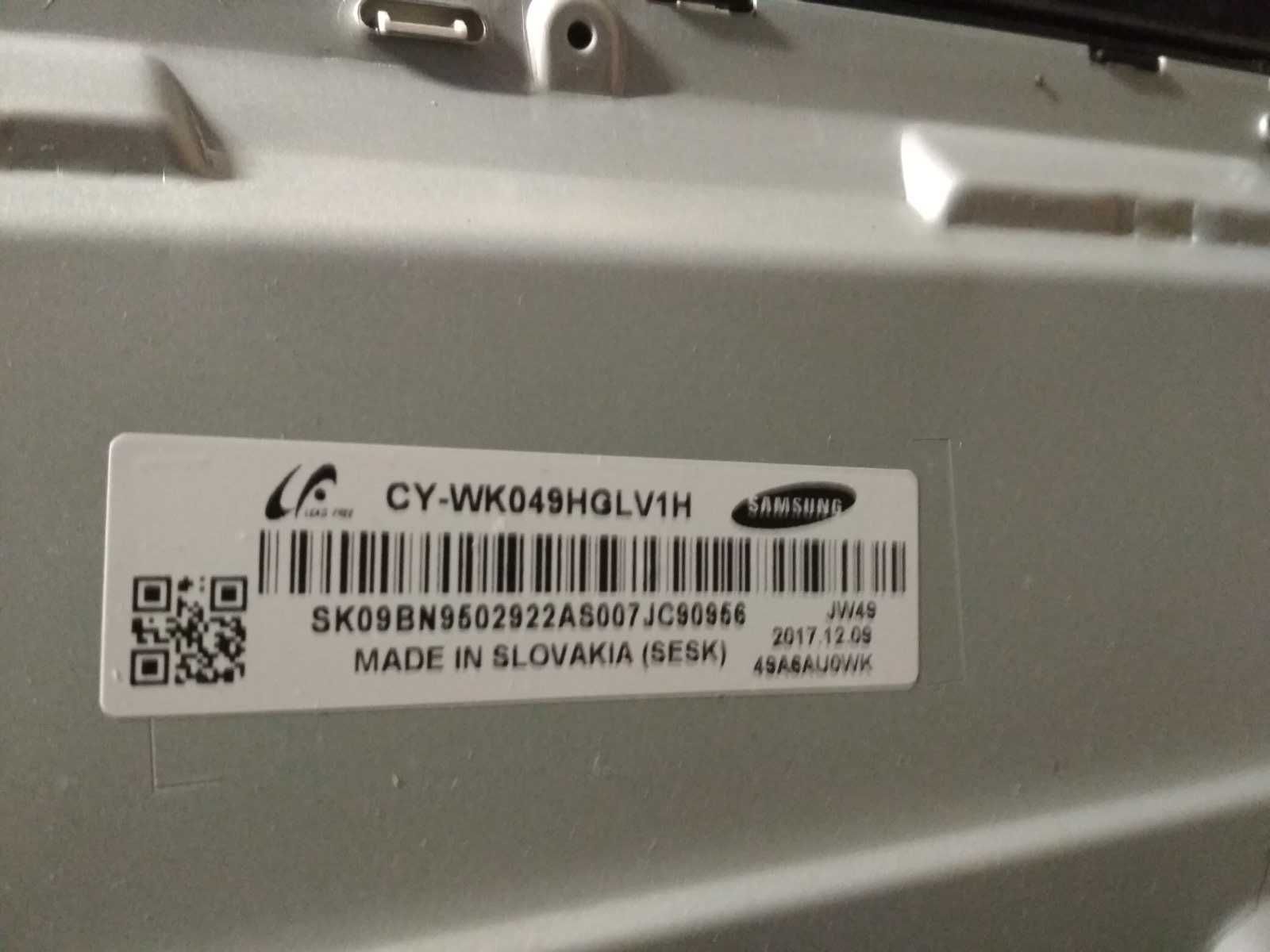 TV Samsung UE49MU6292U изогнутый--разборка