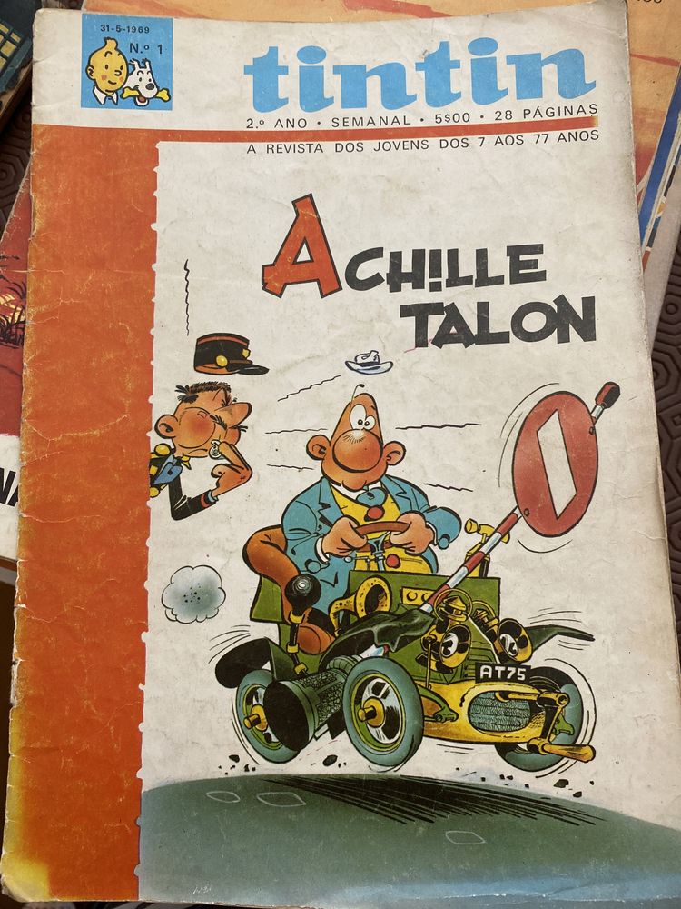 Revista Tintin n 1 ### ORIGINAL de 1969 ###