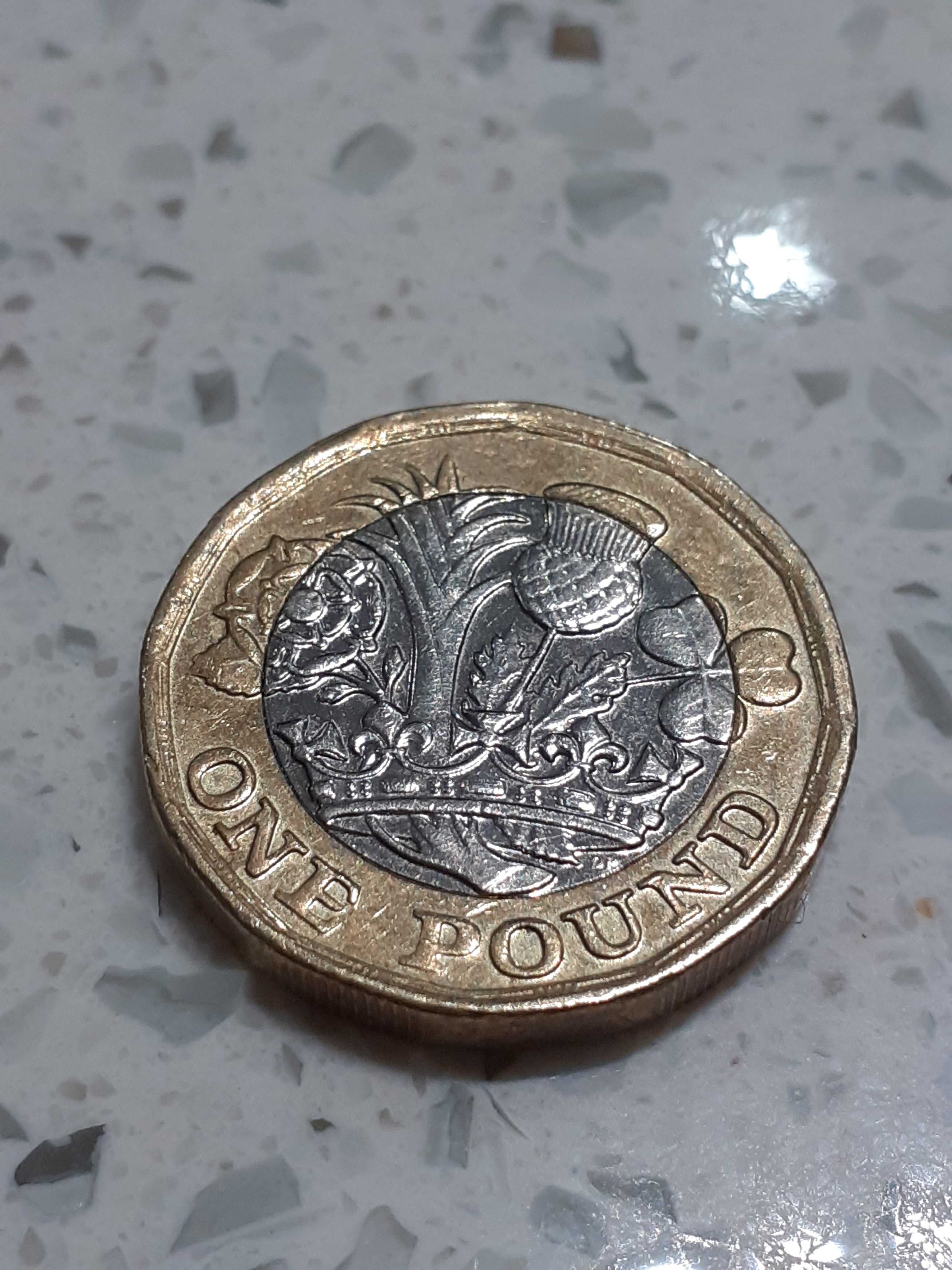 Moeda Elizabete II one pound 2016 IMPERDÍVEL