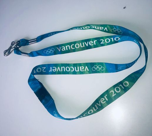 Офіційний шнурок для бейджа Олімпіада Ванкувер 2010
