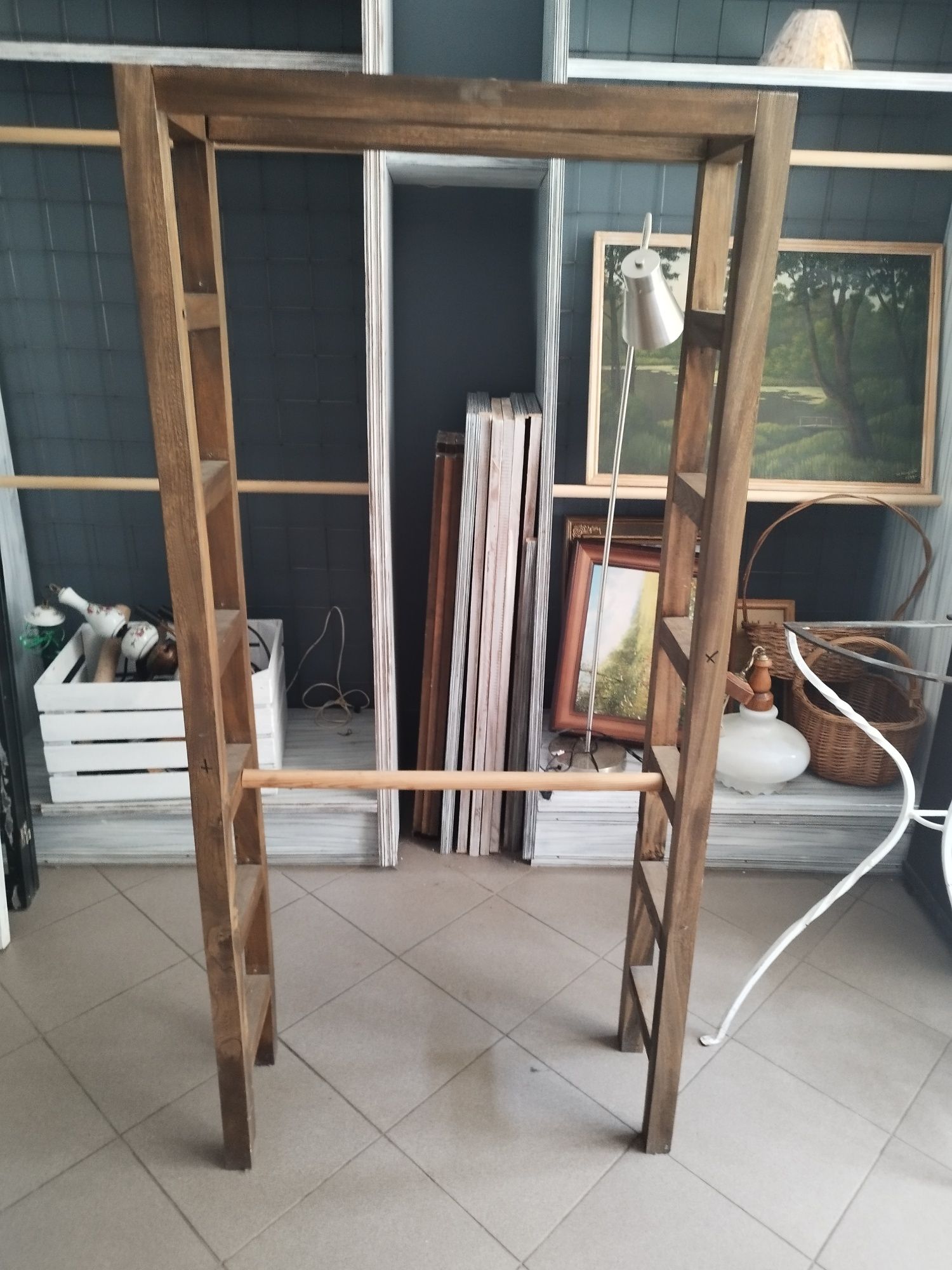 Pergola,drabinki z drewna.