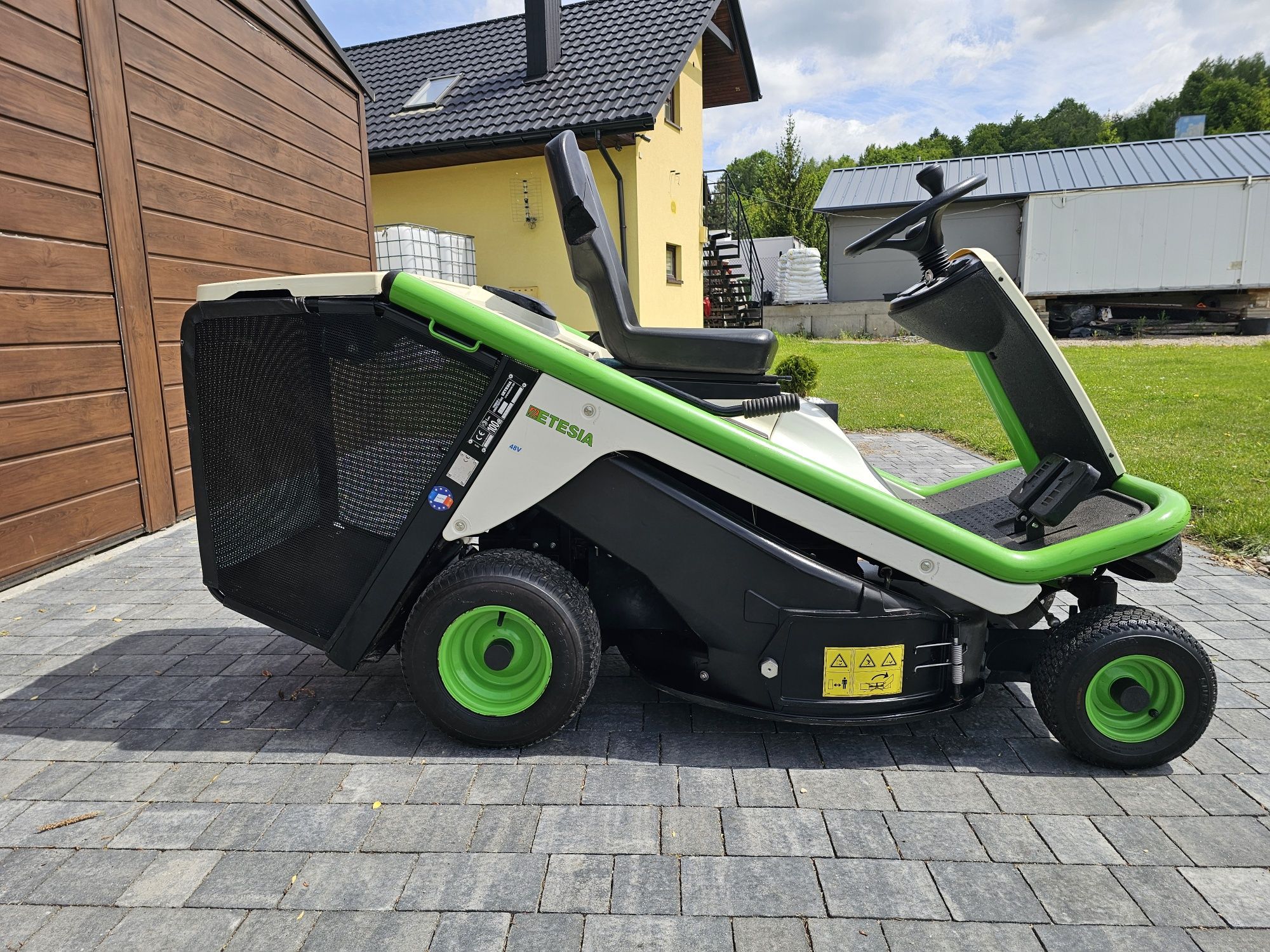 Traktorek kosiarka ETESIA bahia-elektric, profesjonalny 143godz! Igła!