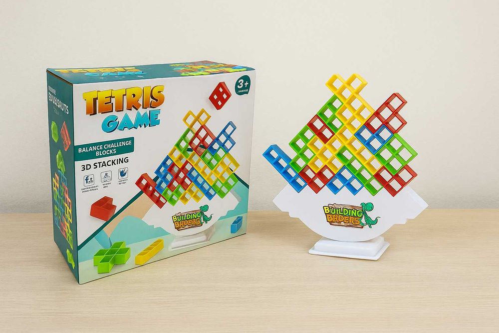 Джанга дженга інтерактивна настільна гра дітей та дорослих (Монтесорі)