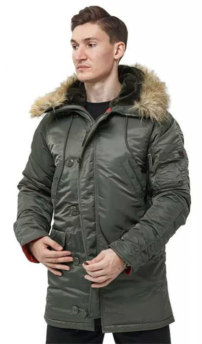 Чоловіча куртка Аляска Slim Fit  N-3B Chamelion