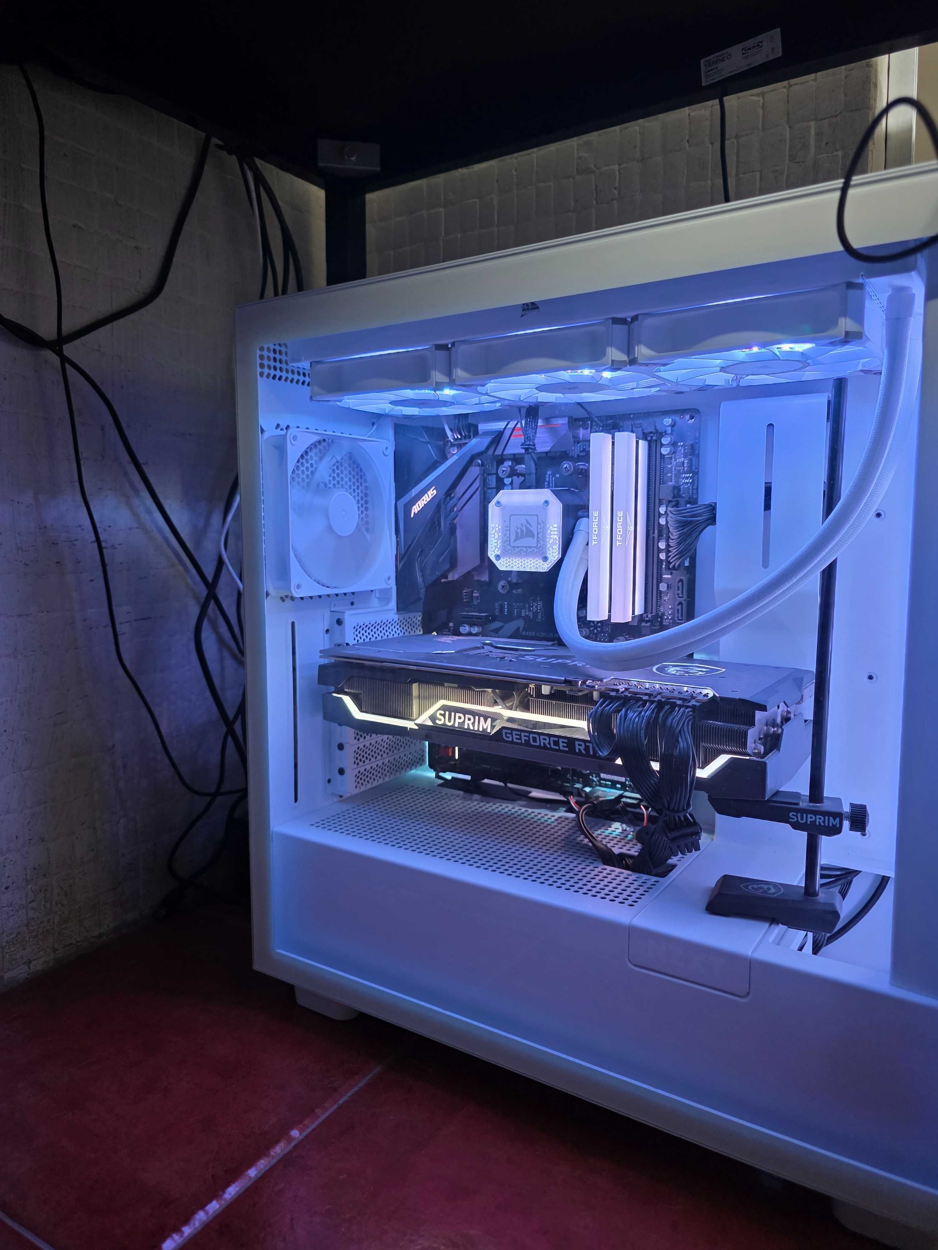 Caixa ATX NZXT H7 Flow Branco Vidro Temperado