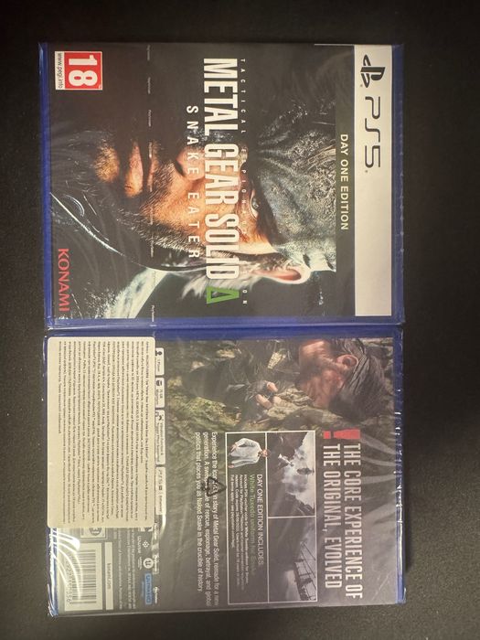 Нові офіційні диски Metal Gear Solid Delta: Snake Eater (PS5)