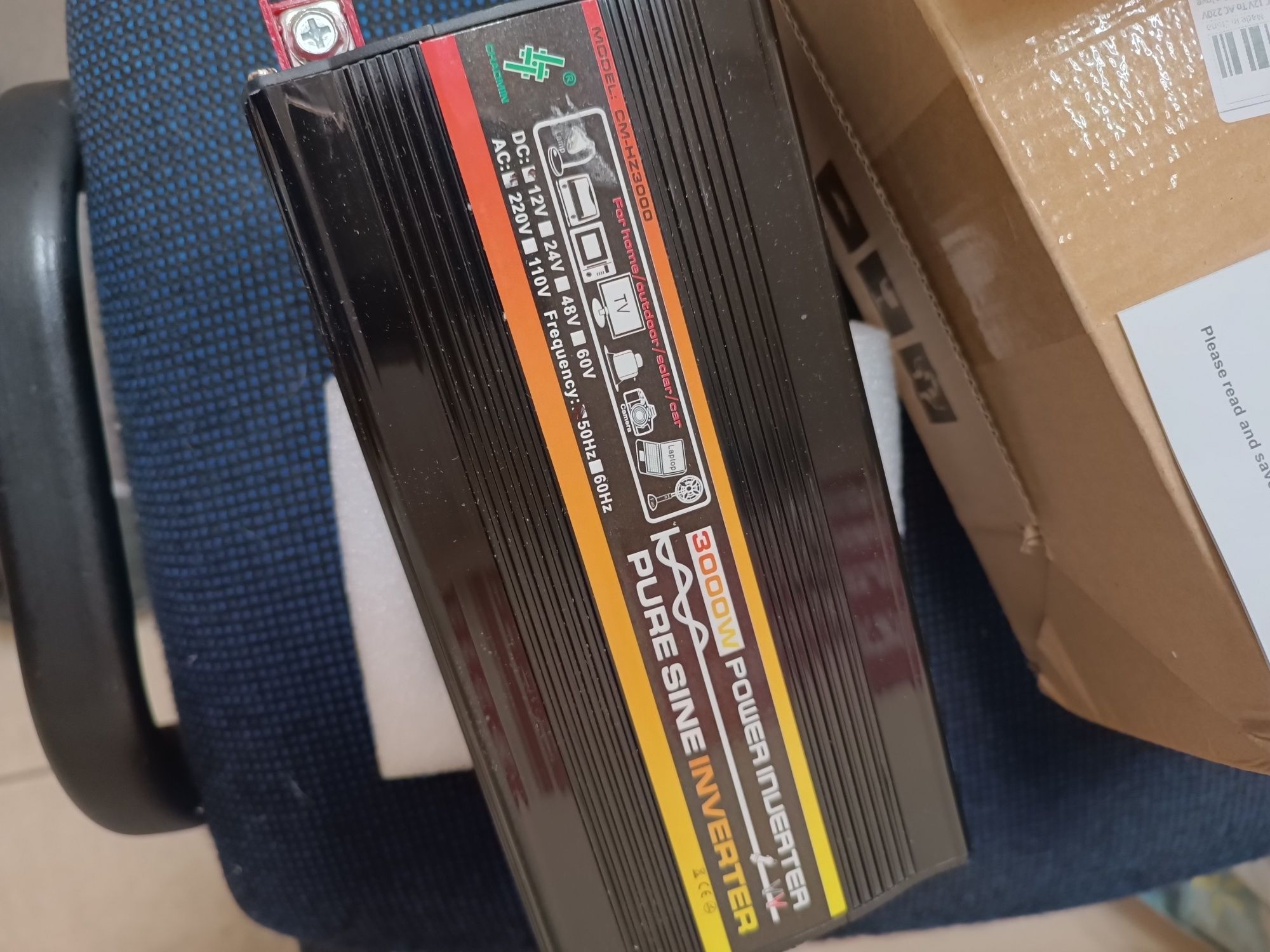 Инвертор, преобразователь Power Invertor 3000W, чистая синусоида!
