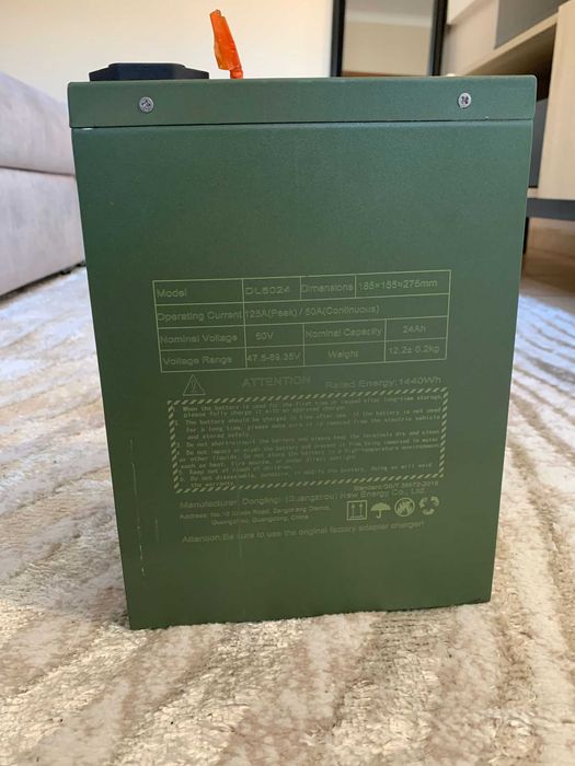 BATERIA LÍTIO 60V 24Ah p/ Scooters Elétricas