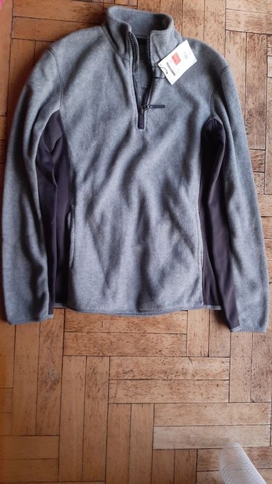 Polarowa bluza szara, męska, S