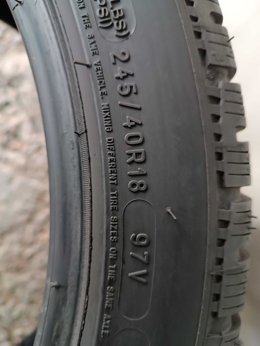Зимові шини 245/40 R18 Michelin pilot alpin pa4	2020рік