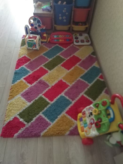 жКоврик 120×174 дитячий+світильник жовте сонечко в подарок