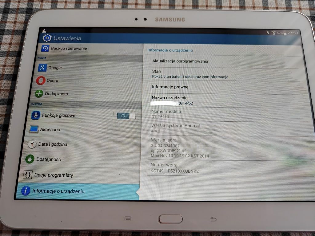 Tablet Samsung Galaxy TAB 3 16GB